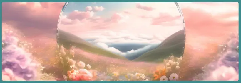 A colorful garden - vision