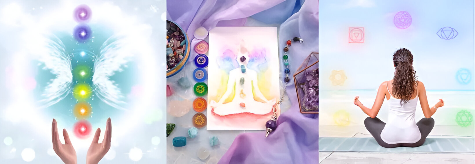 Chakra centres and aura colours